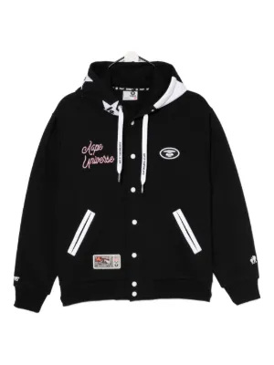 AAPE BY *A BATHING APE® フーデッド ウインドブレーカー | ブラック