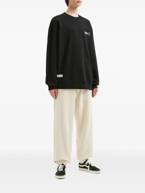 FINGERCROXX bigfoot-graphic crew-neck Sweatshirt Black FARFETCH ID