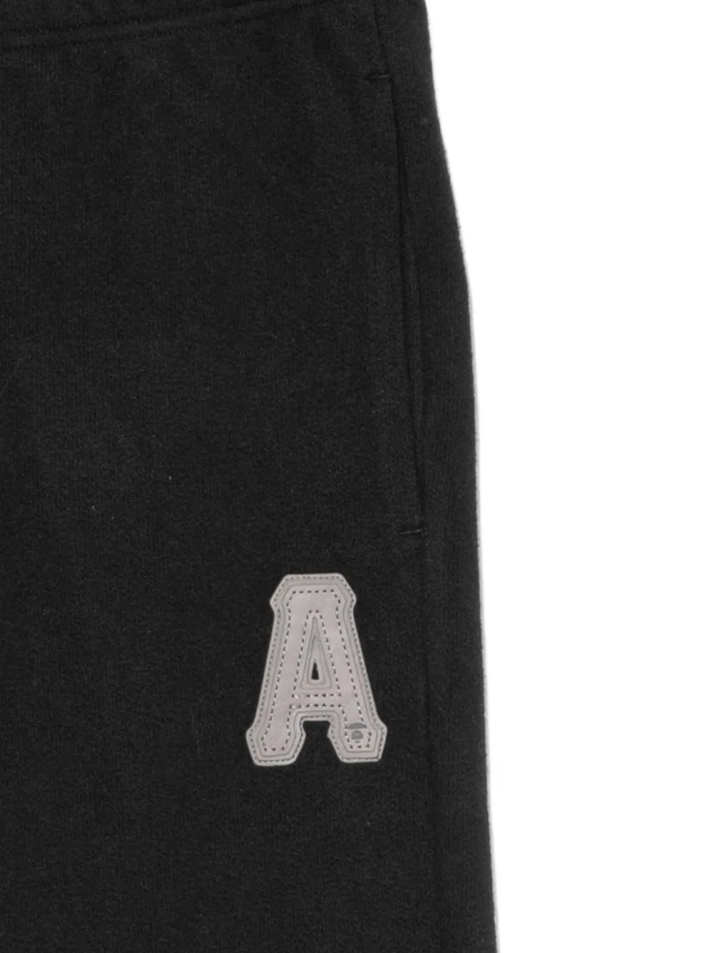 Aape By A Bathing Ape Logo Patched Track Pants In Black