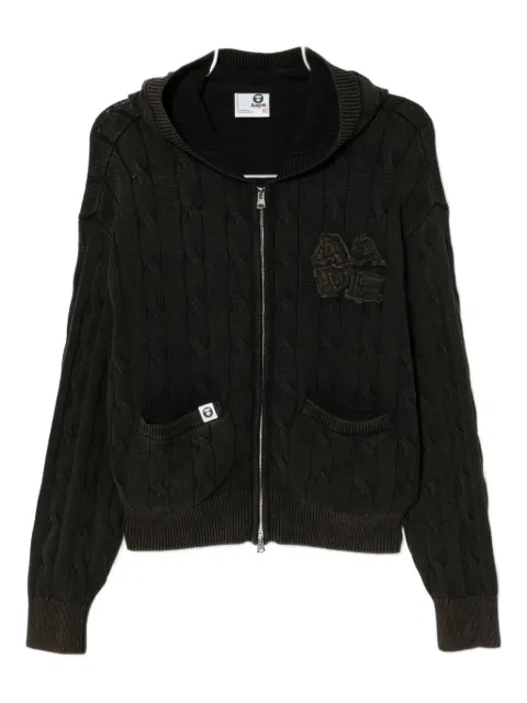 AAPE BY *A BATHING APE® logo-embroidered hoodie