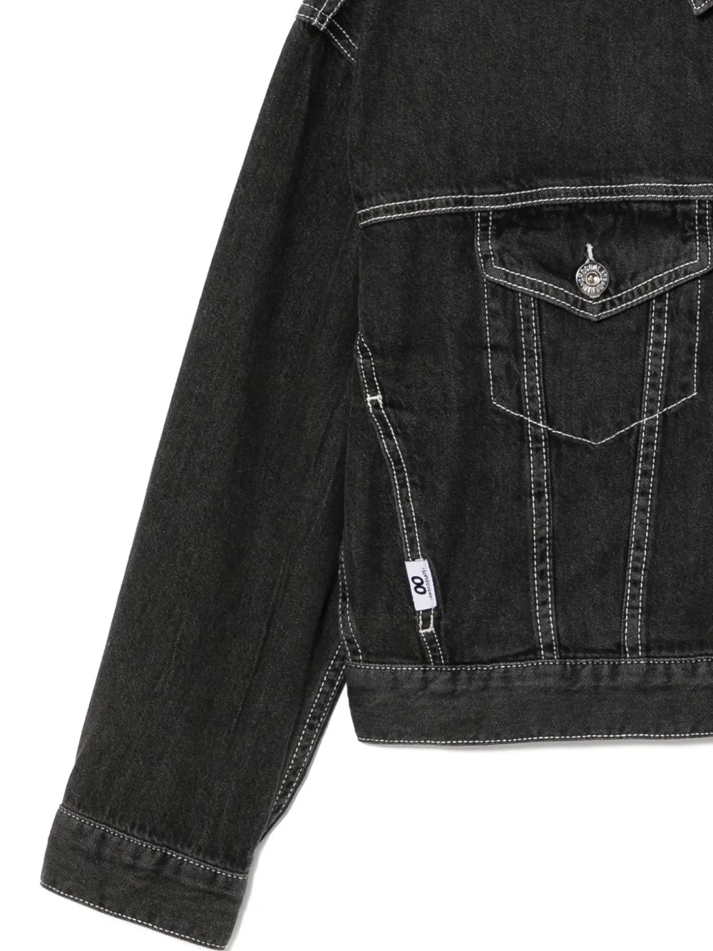 Chocoolate Logo-patched Jacket In Gray