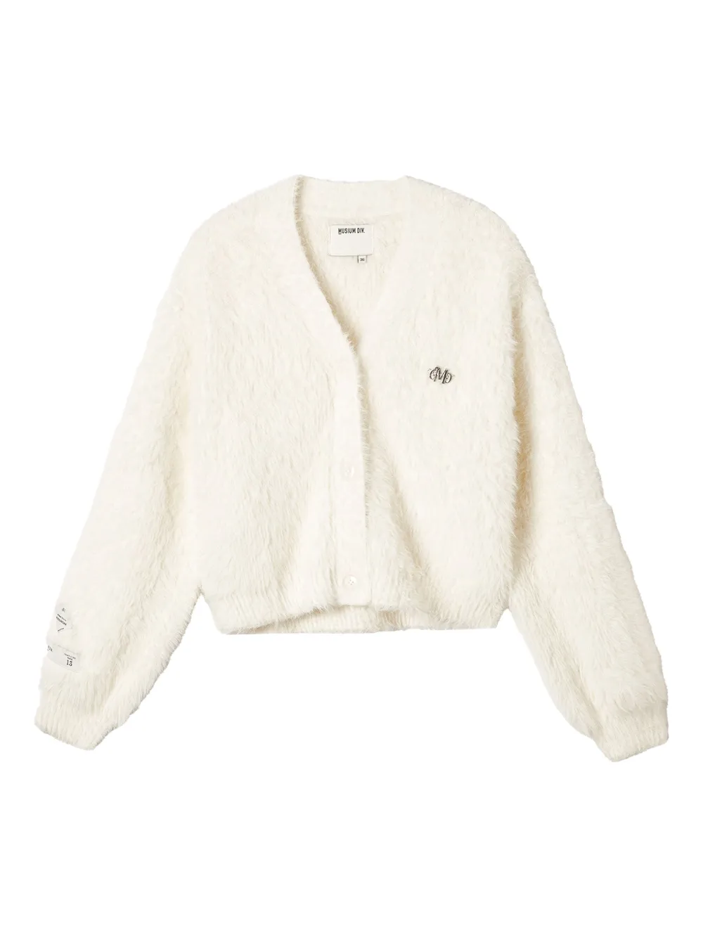 Musium Div. V-neck cardigan | White | Image 1