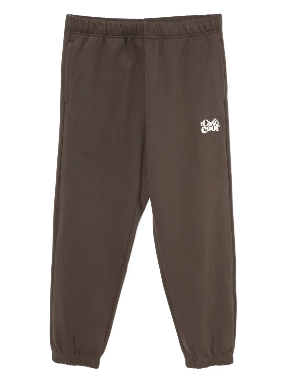 CHOCOOLATE logo-embroidered trousers | Brown | Image 1