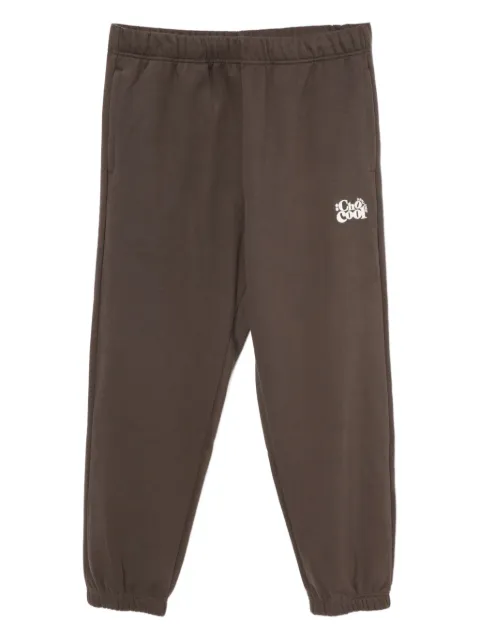CHOCOOLATE logo-embroidered trousers