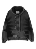 Musium Div. hooded zipped jacket - Black