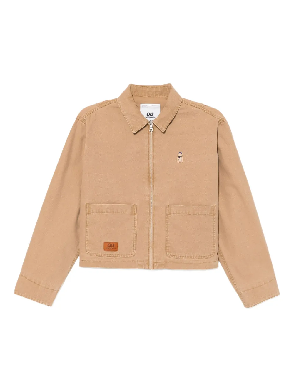 CHOCOOLATE logo-embroidered jacket | Brown | Image 1