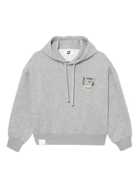 izzue graphic-print hoodie