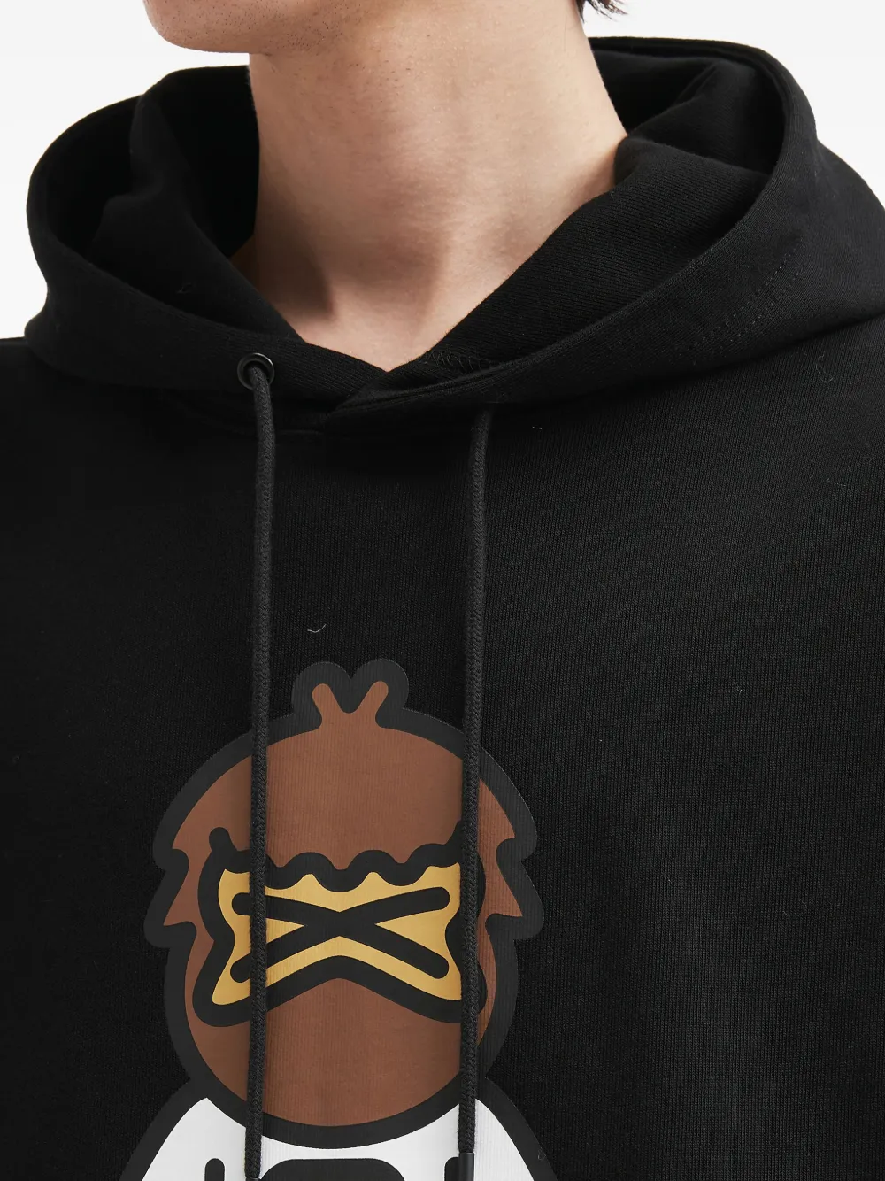 Fingercroxx Mini Bigfoot Graphic Hoodie In Animal Print