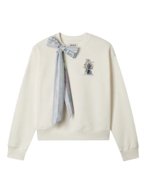 Musium Div. scarf-detail sweatshirt