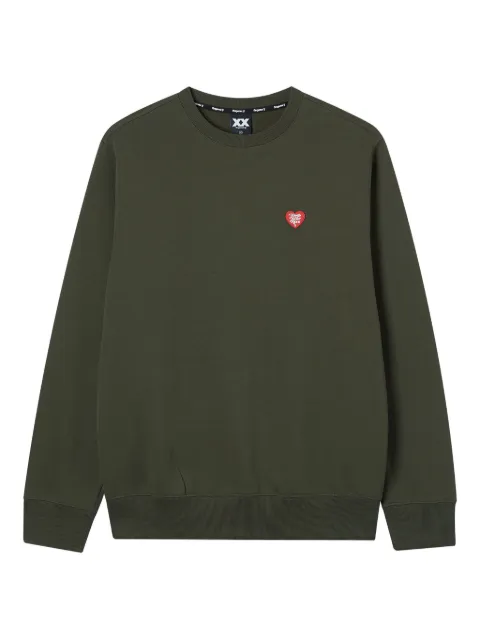 FINGERCROXX heart-appliqué sweatshirt