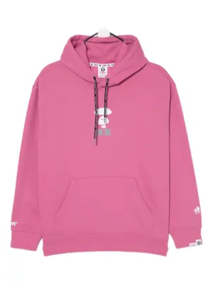 AAPE BY *A BATHING APE® ニット パーカー | ピンク | FARFETCH JP