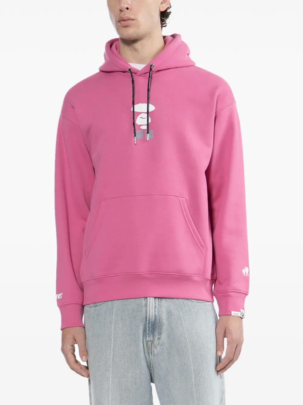 AAPE BY *A BATHING APE Moonface hoodie Roze