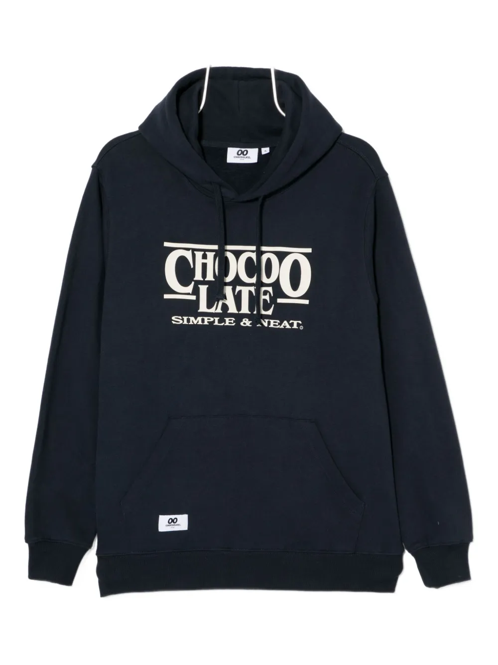 Chocoolate Logo-embossed Hoodie In Blue