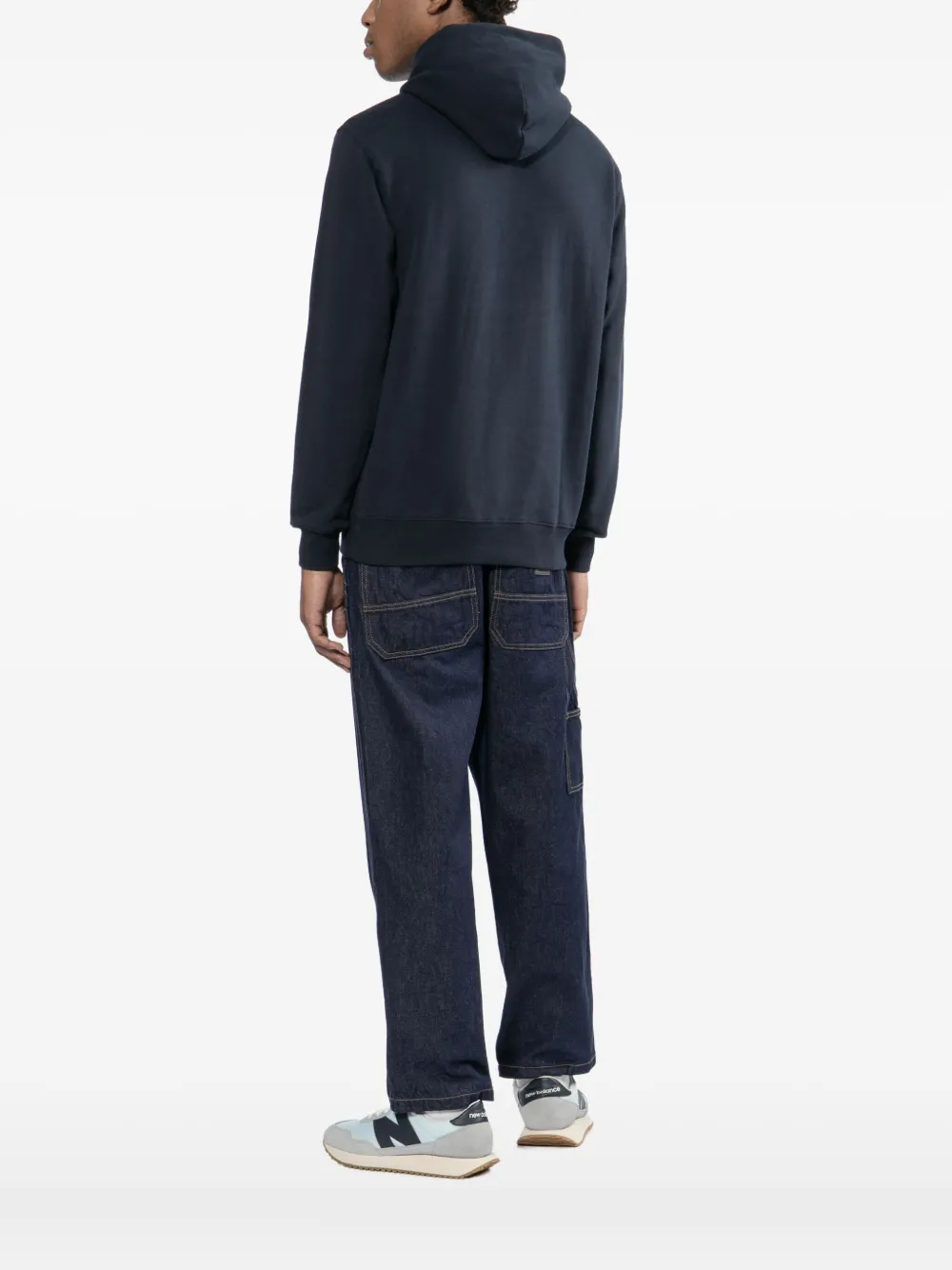 Chocoolate Logo-embossed Hoodie In Blue