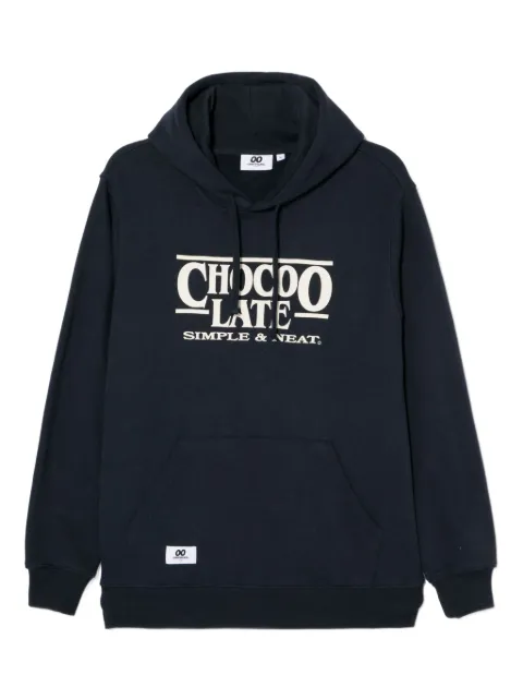 CHOCOOLATE logo-embossed hoodie