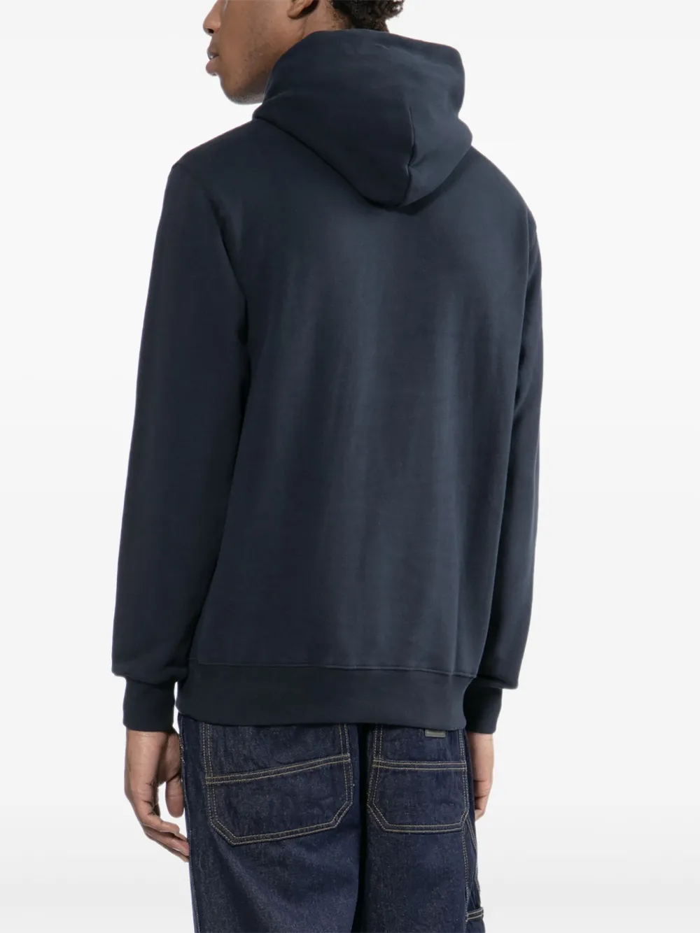 CHOCOOLATE Hoodie met logo-reliëf Blauw