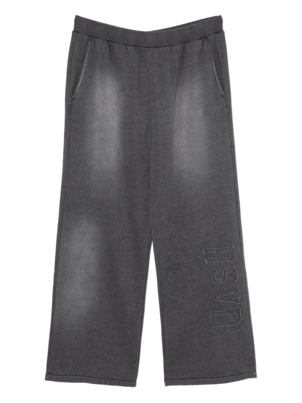 izzue Pantaloni sportivi con ricamo - Grigio