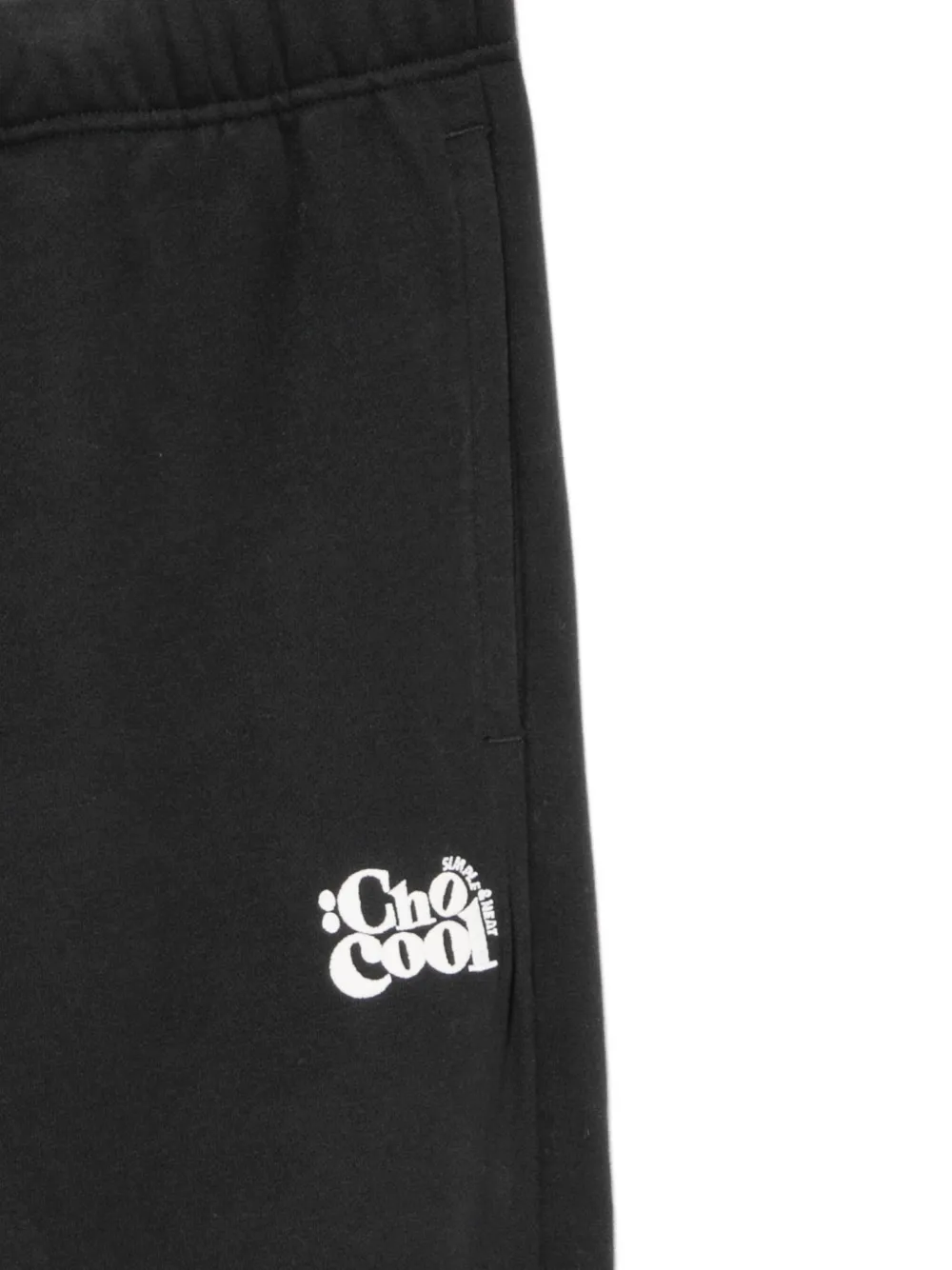 Chocoolate Embroidered Track Pants In White