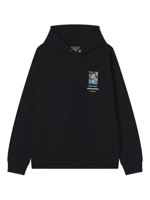 Musium Div. hoodie con estampado de píxeles