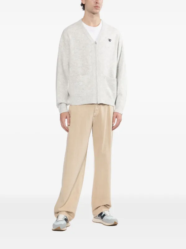 AAPE BY *A BATHING APE® Moonface カーディガン | グレー | FARFETCH JP