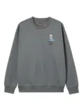 Musium Div. embroidered crew-neck sweatshirt - Grey