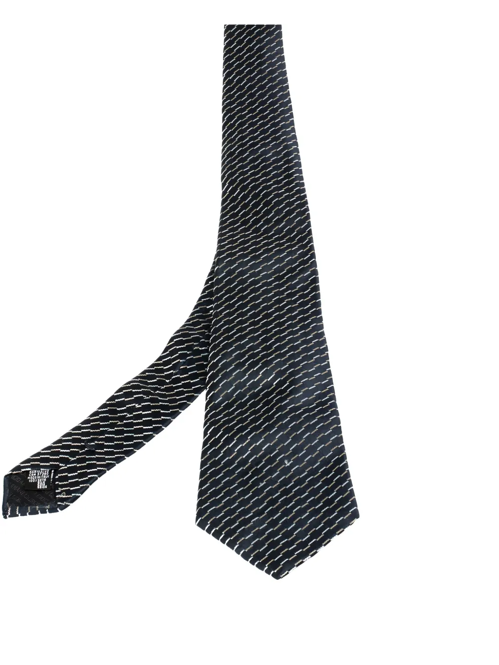 Giorgio Armani Pre-Owned Cravatta in seta a righe - Blu