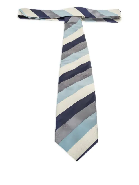 BOSS corbata con rayas diagonales estampadas