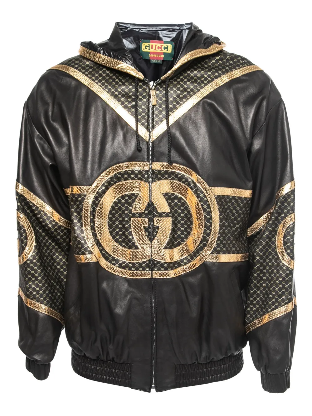 Gucci Pre-Owned Giacca con stampa - Nero