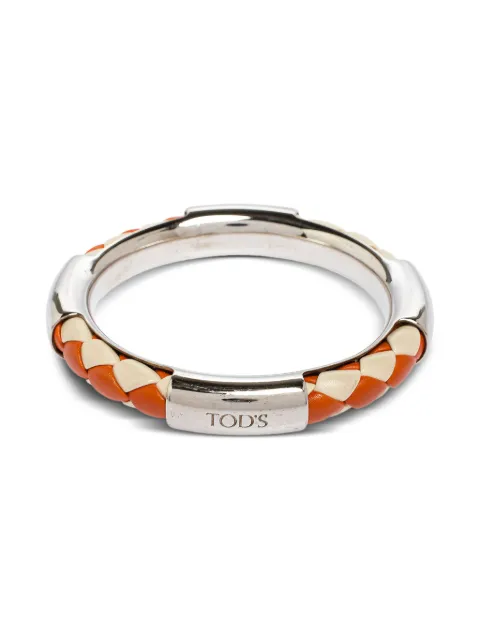 Tod's leather woven bracelet