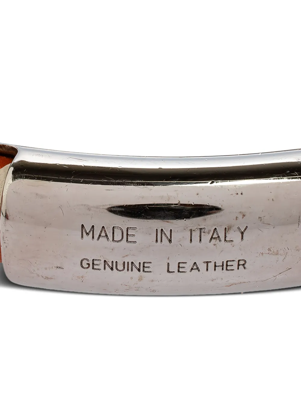 Pre-owned Tod's Leather Woven Bracelet In Silver