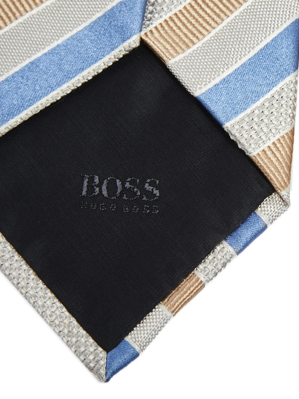 BOSS stripe-pattern silk tie | Image 2