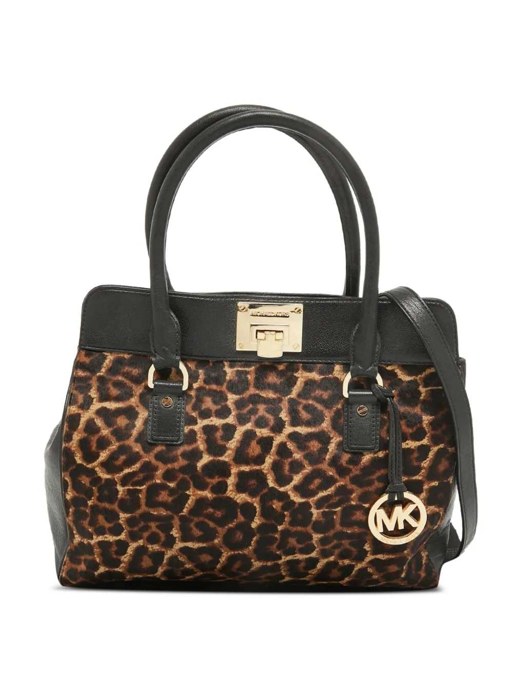 Pre-owned Michael Kors Vintage 915344 Black In Brown