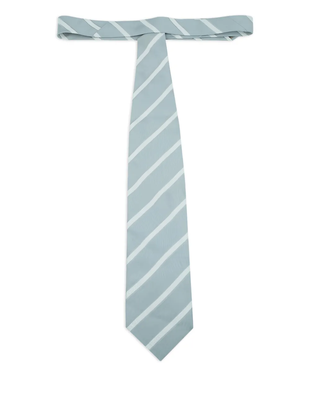 Giorgio Armani Pre-Owned Cravatta a righe - Grigio