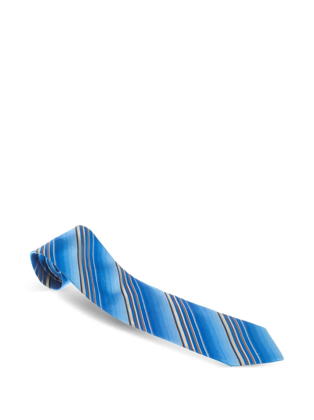 Ermenegildo Zegna Vintage cravate rayée en soie | Image 2