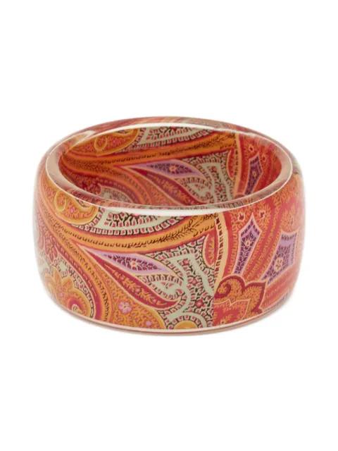 Etro Pre-Owned paisley resin bangle