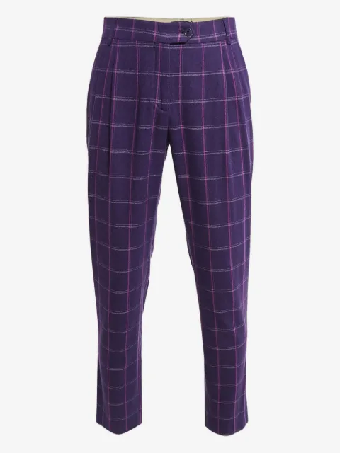 Etro Pre-Owned チェック パンツ
