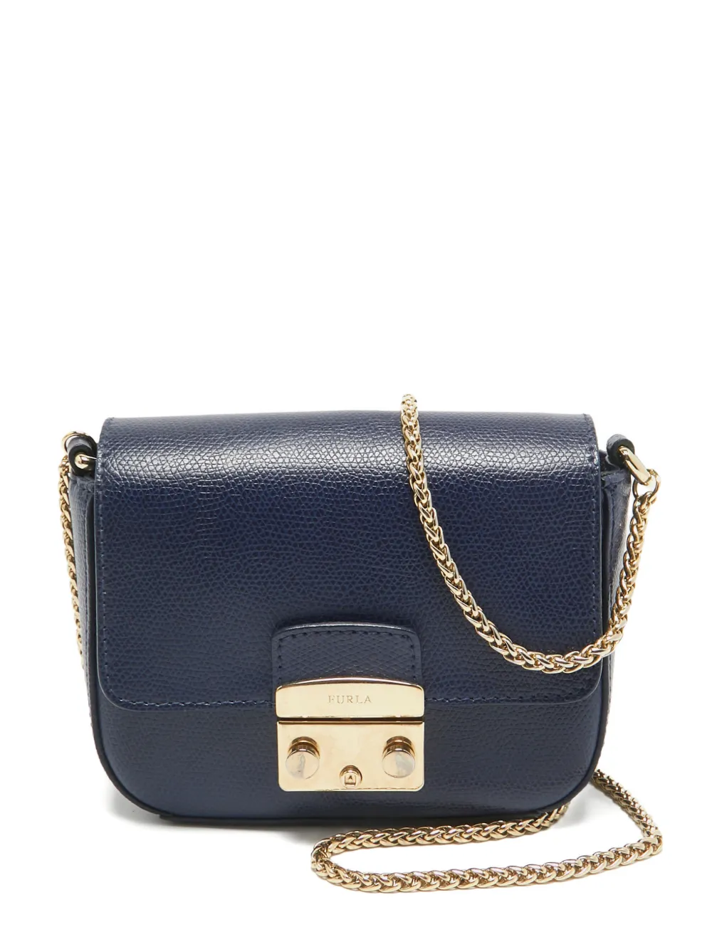 Furla Borsa a tracolla Metropolis mini in pelle - Blu