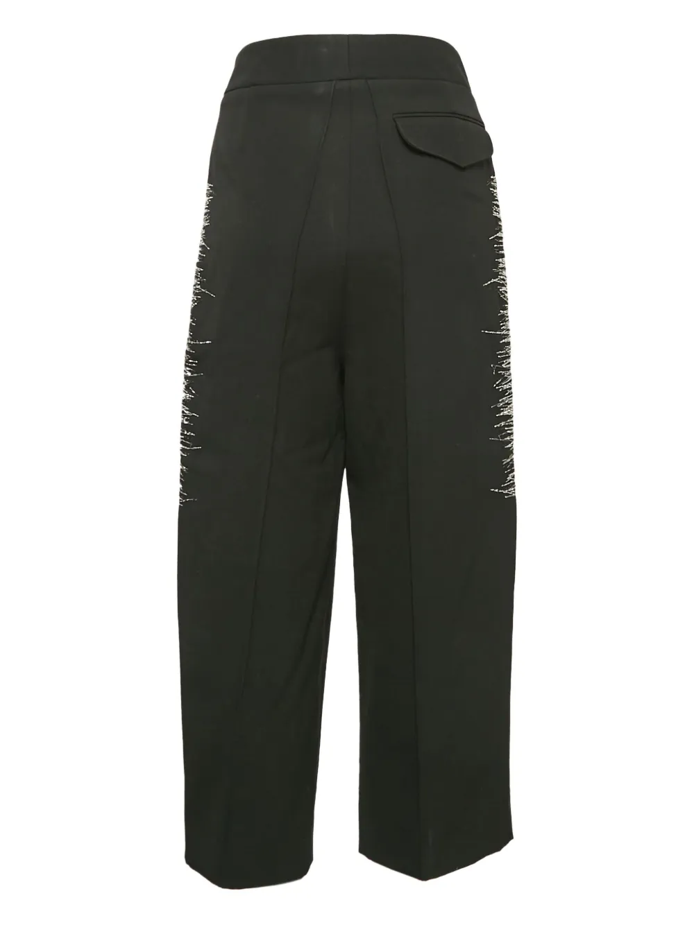 Jil Sander Pre-Owned Verfraaide broek - Zwart