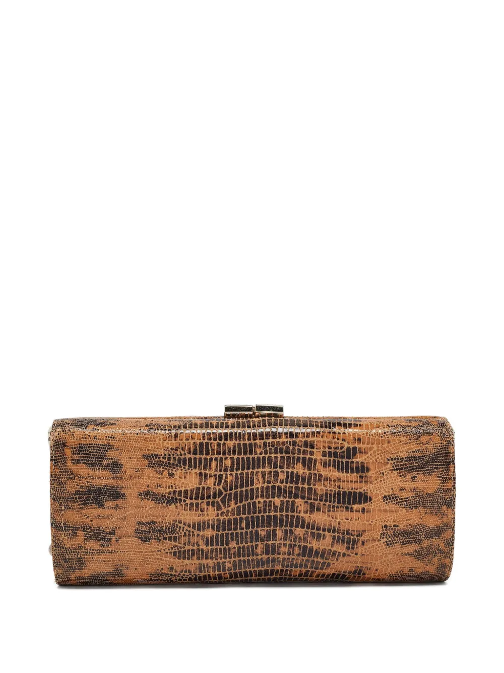 Jimmy Choo Pre-Owned snakeskin-pattern clutch bag | Image 2