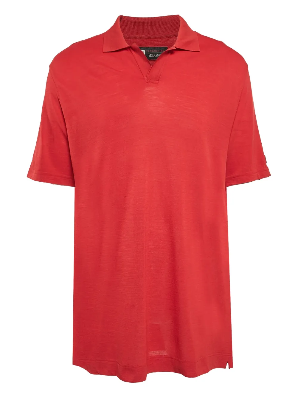 Pre-owned Zegna Short-sleeve Polo Shirt In Red
