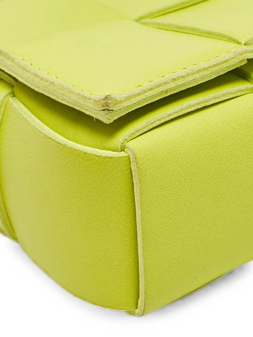 Bottega Veneta Pre-Owned Kleine Cassette crossbodytas Groen