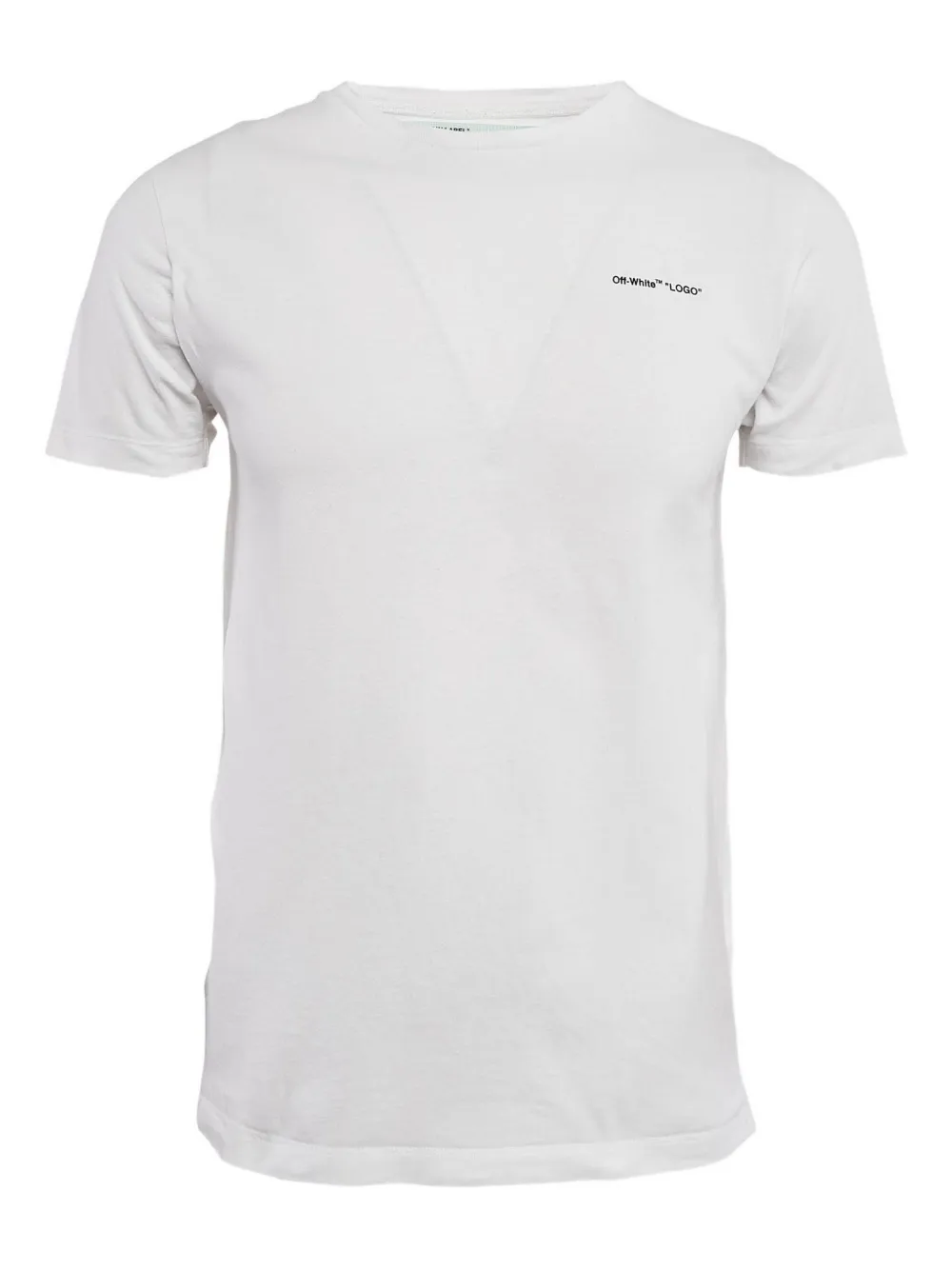 Off-White Pre-Owned playera de algodón con cuello redondo | blanco | Image 1