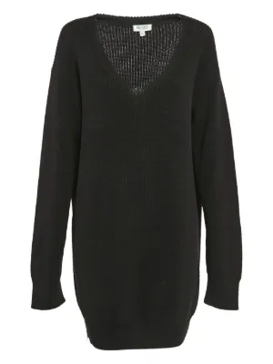 Calvin Klein Knitted dress female Black plain colored size S
