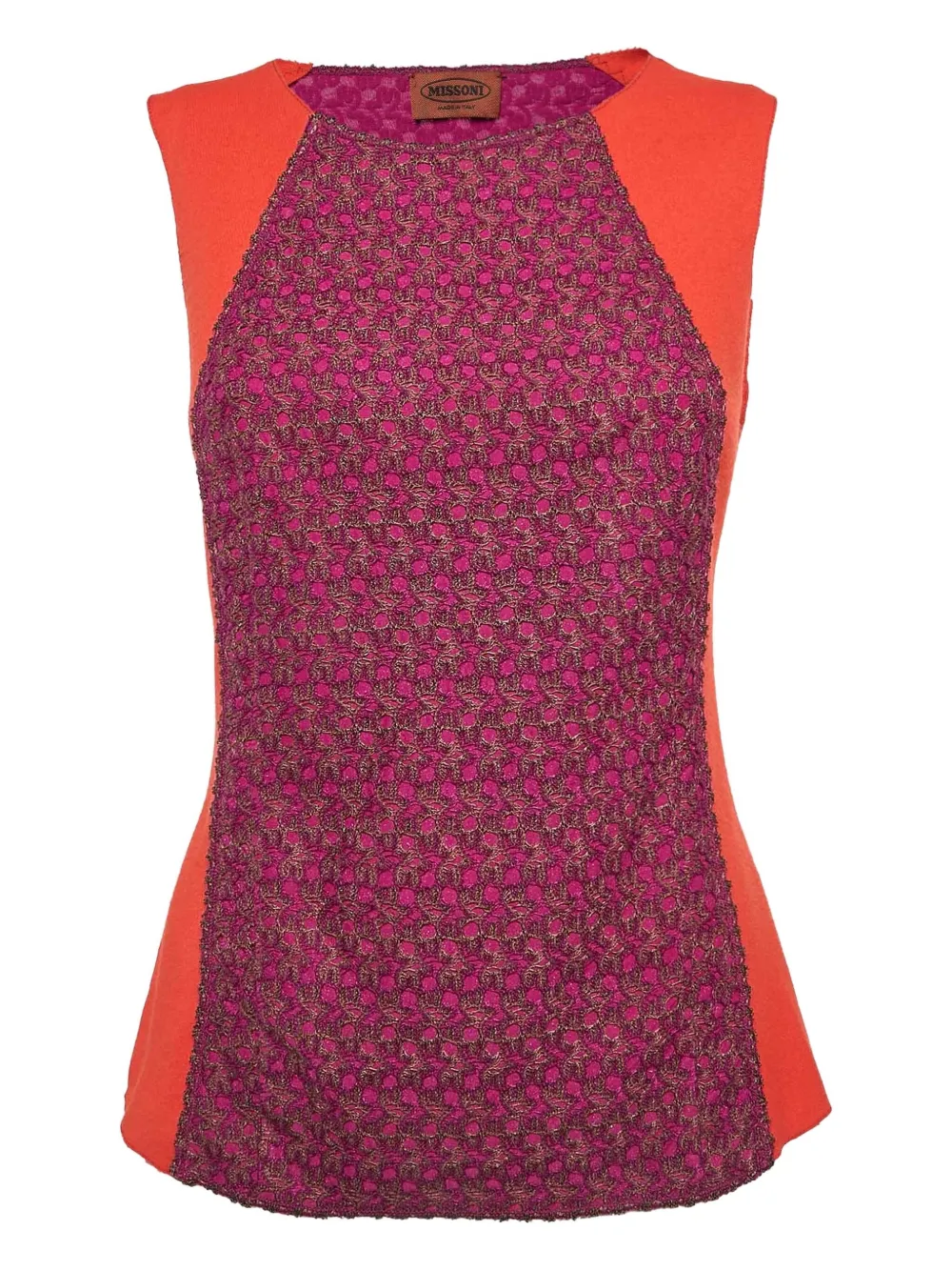 Missoni Pre-Owned Top con inserti - Rosa