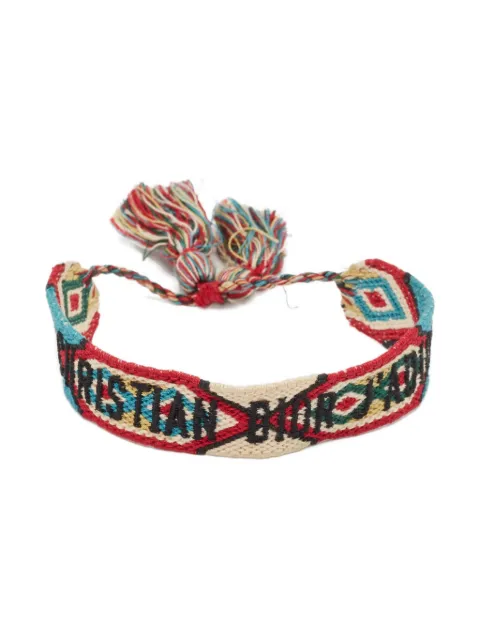Christian Dior Pre-Owned bracelet à logo brodé