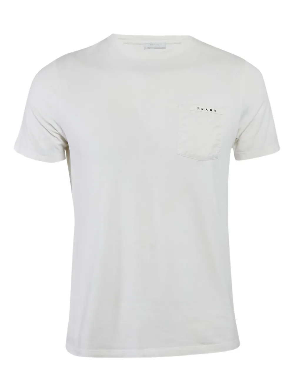 Prada Pre-Owned playera de algodón con cuello redondo | blanco | Image 1