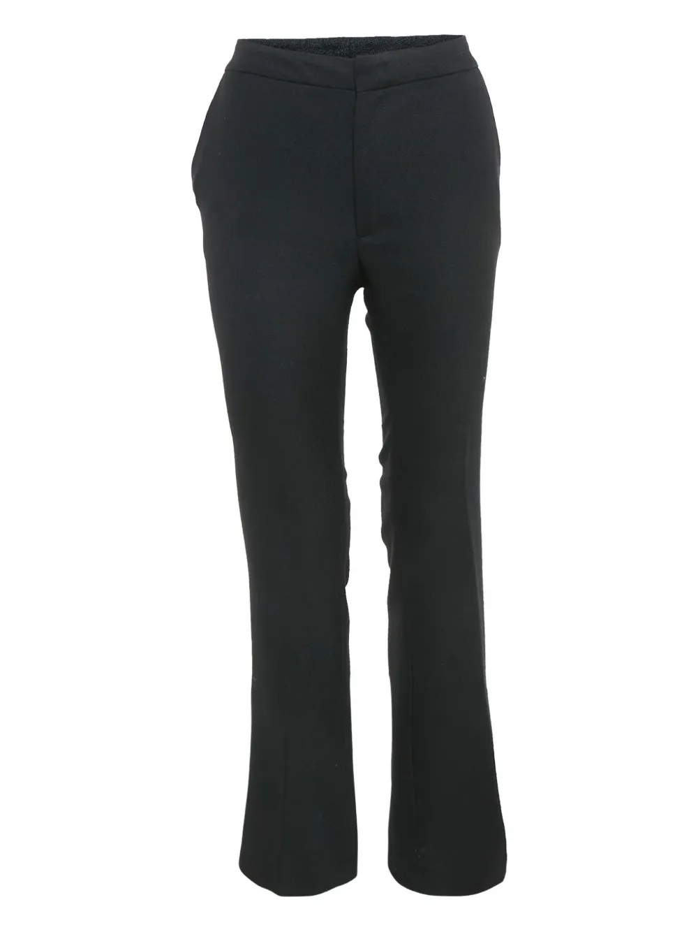 Pre-owned Just Cavalli Crepe Trousers In Black