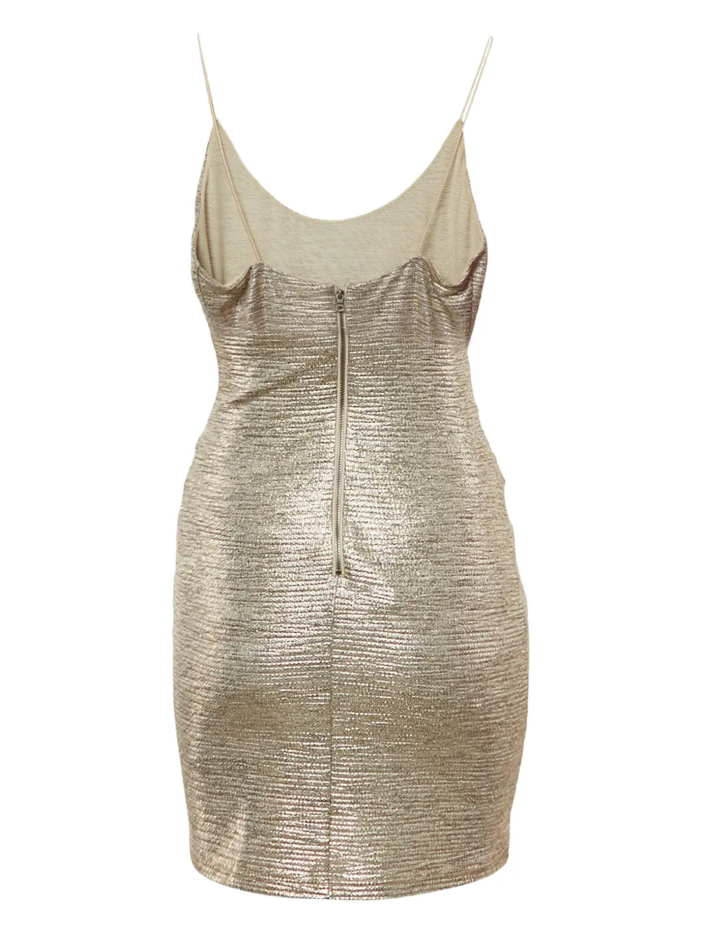 Alice + olivia Mini-jurk met lurex-detail - Beige