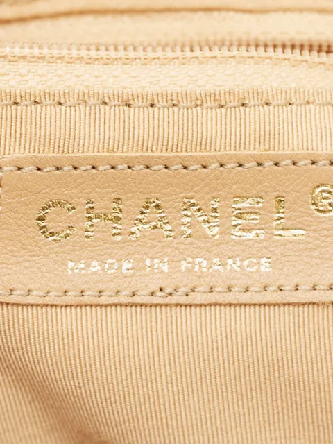 CHANEL Pre-Owned floral-print top-handle tote bag