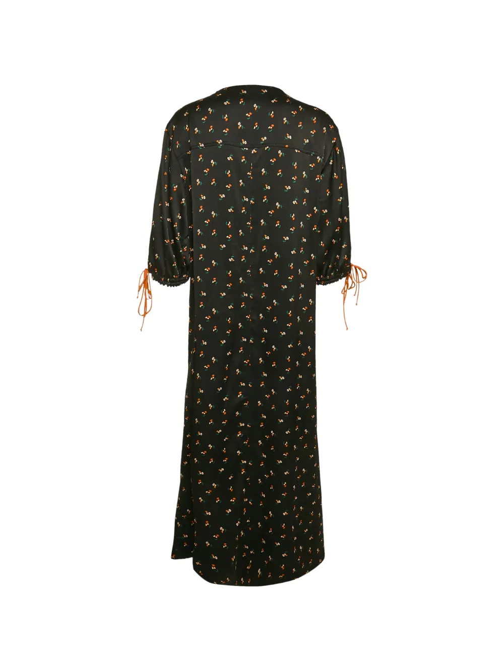 Victoria Victoria Beckham Midi-jurk met bloemenprint - Zwart